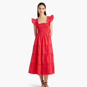 The Ellie Nap Dress - Raspberry Red - XS